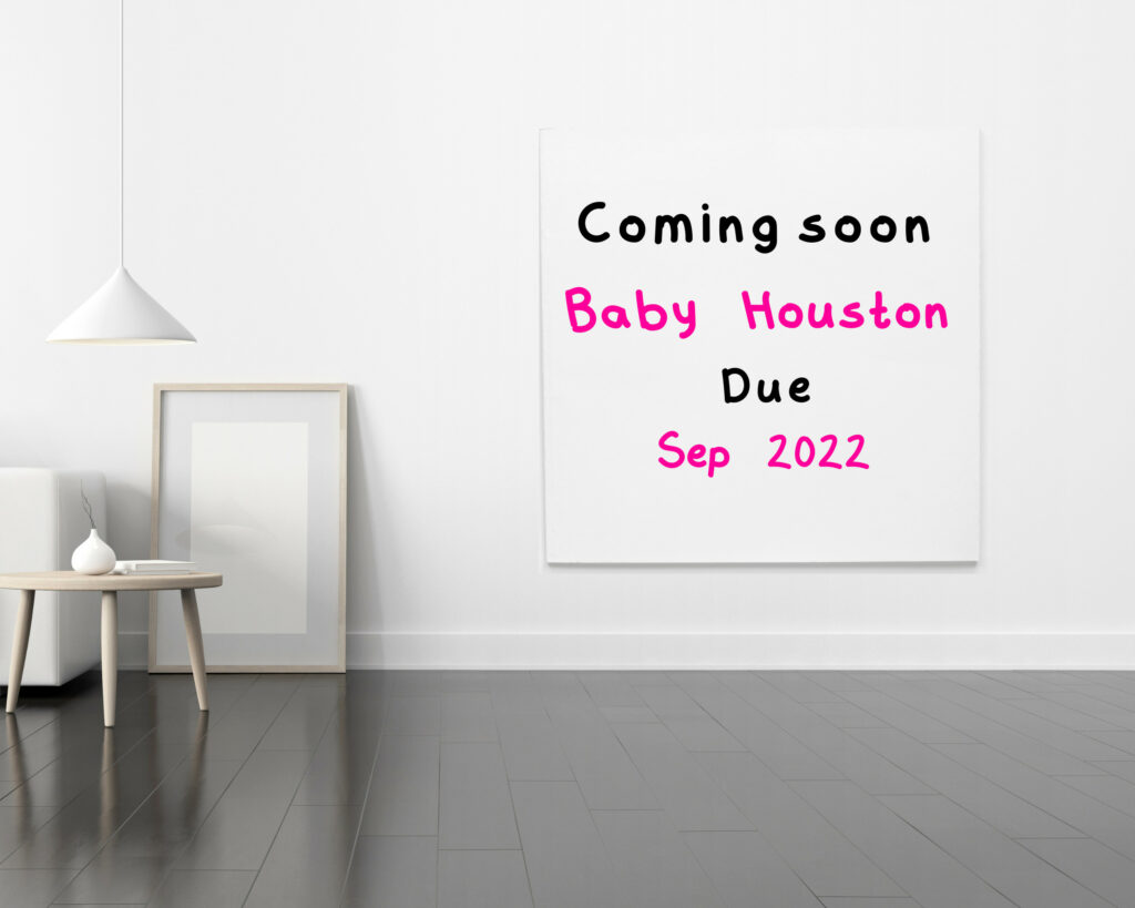 pregnancy announcement display