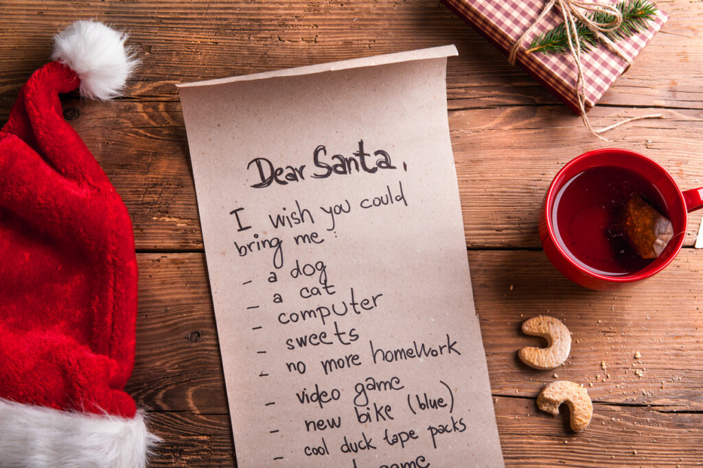 personalized letter to Santa