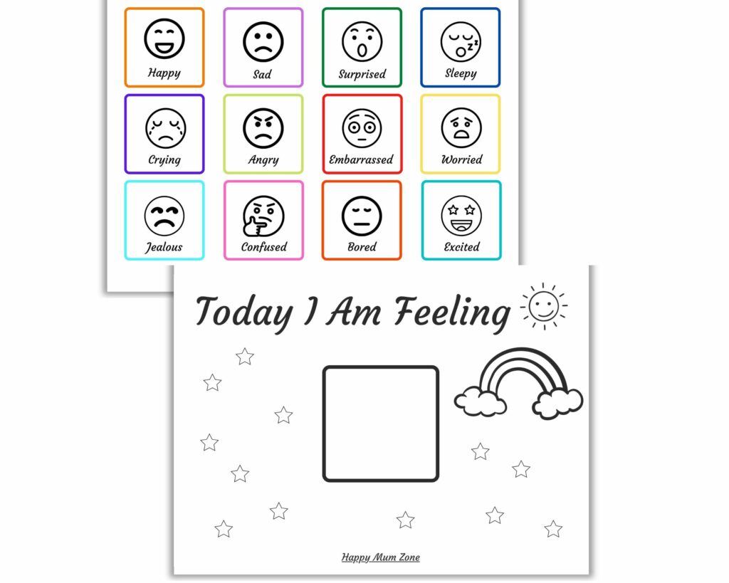 toddler feelings chart