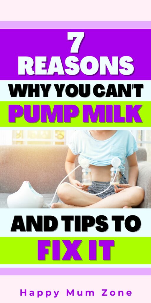 no milk when pumping